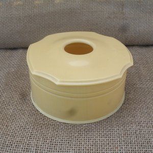 Antique Ivory Pyralin Hair Receiver